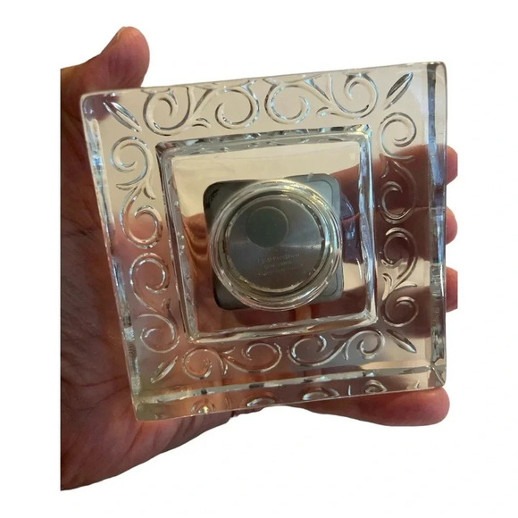 Marquis Waterford Arabesque Clock Seiko Lead Crystal Germany - Picture 6 of 8